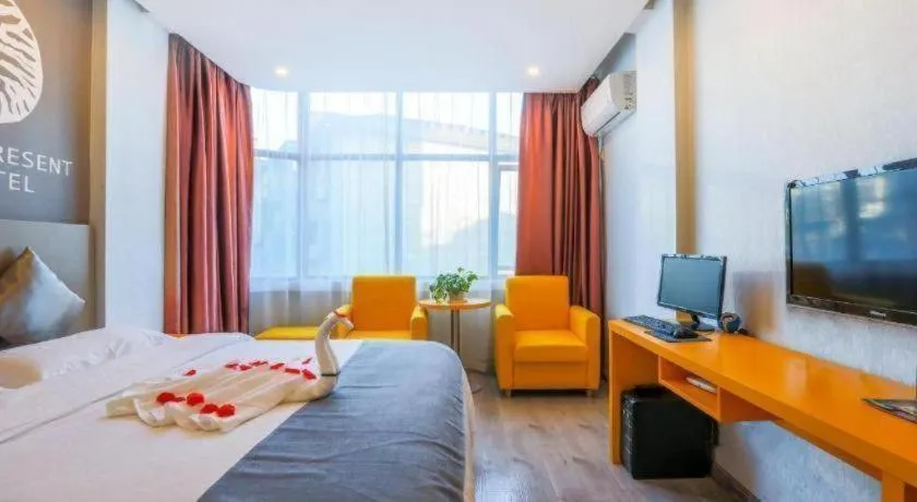 Bed in Shell Ganzhou Central Theme Hotel