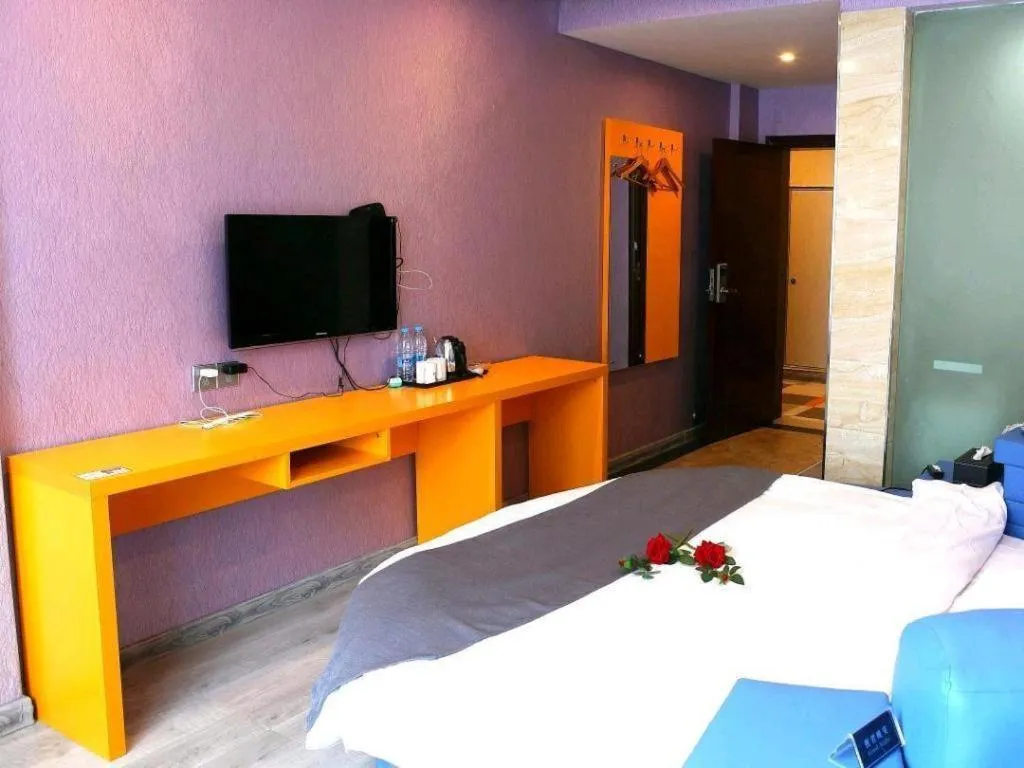 Bed in Shell Ganzhou Central Theme Hotel