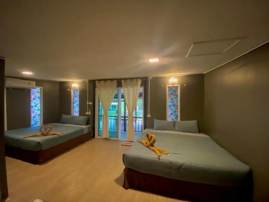 Bed in Hat yao Seaview Beach Room