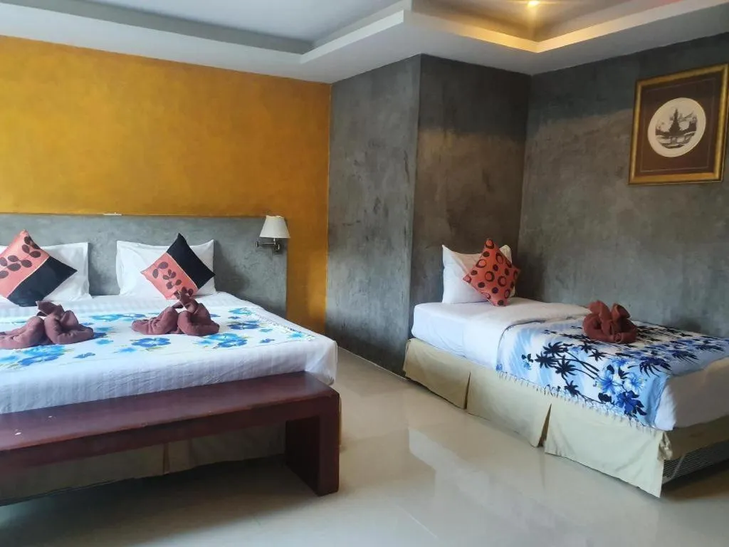 Bed in Saikaew Boutique Hotel