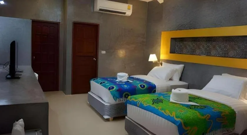 Bed in Saikaew Boutique Hotel