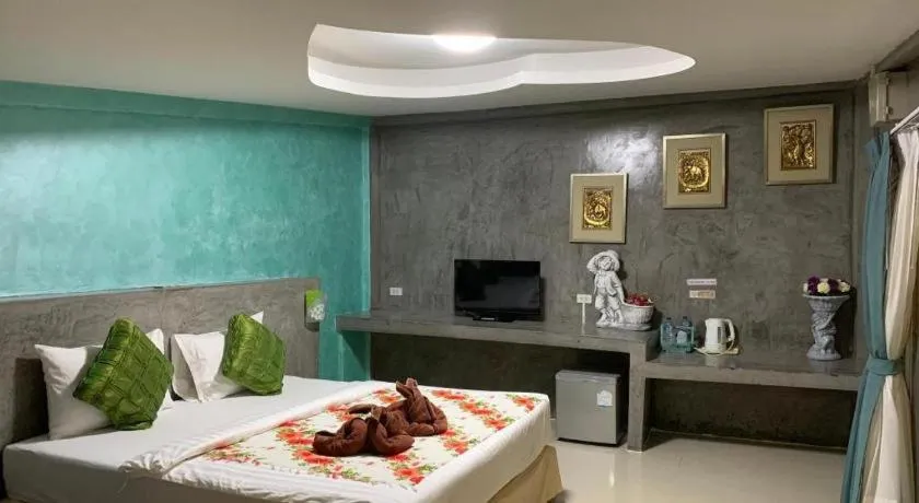 Bed in Saikaew Boutique Hotel