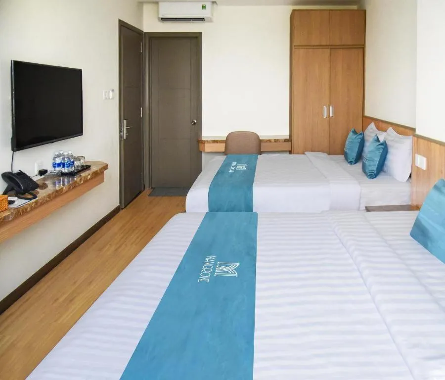 Bed in Mangrove Hotel Can Gio