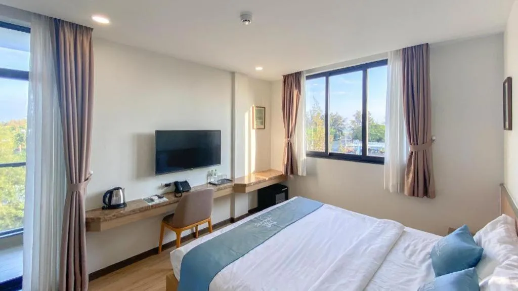 Bed in Mangrove Hotel Can Gio