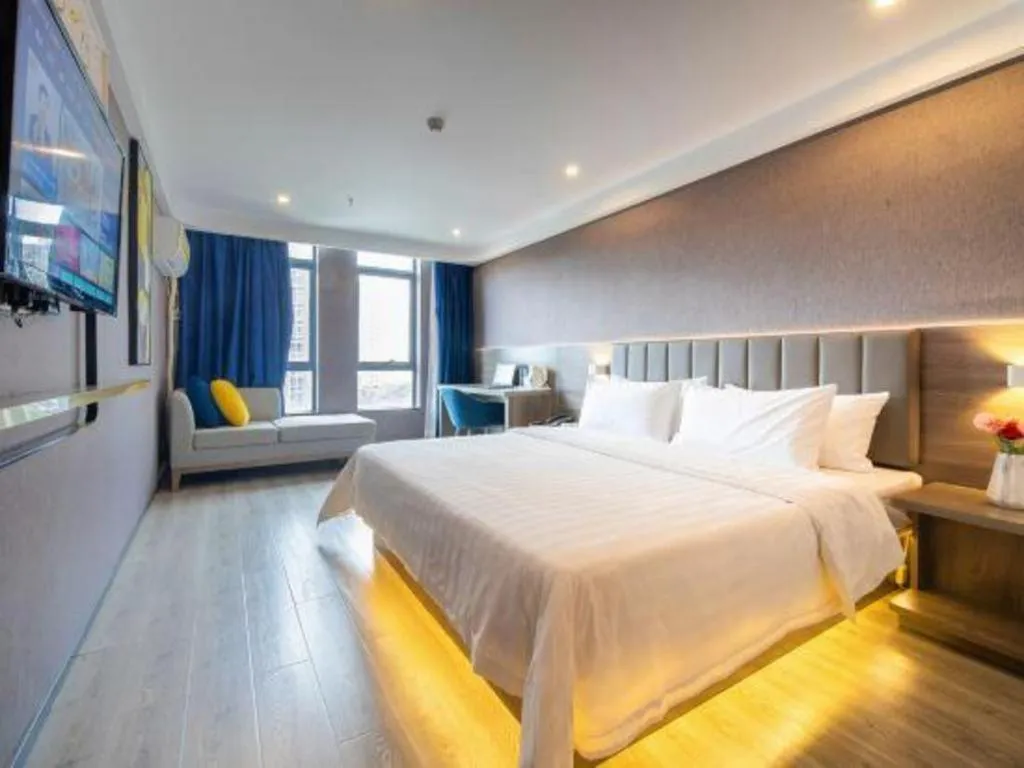 Bed in 7 Days Inn Huizhou Daya Bay Wanda Plaza
