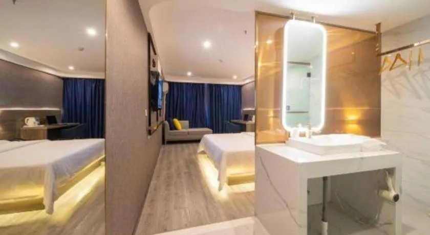 Bed in 7 Days Inn Huizhou Daya Bay Wanda Plaza