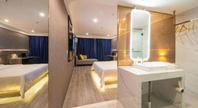 Bed in 7 Days Inn Huizhou Daya Bay Wanda Plaza