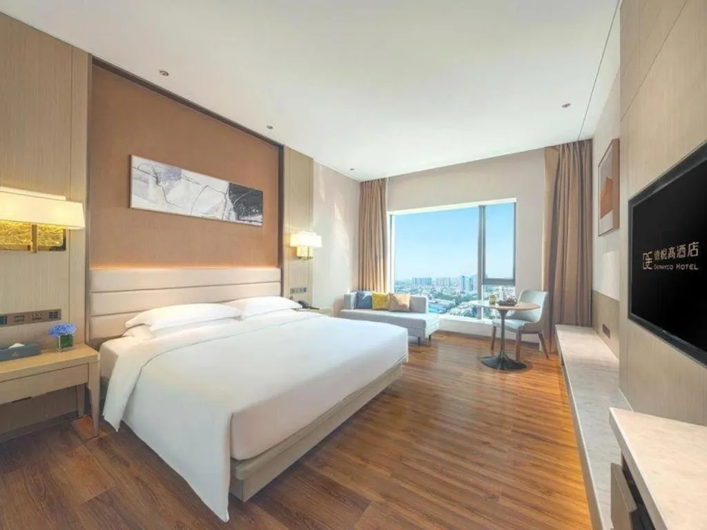 Bed in Derayco Hotel Foshan