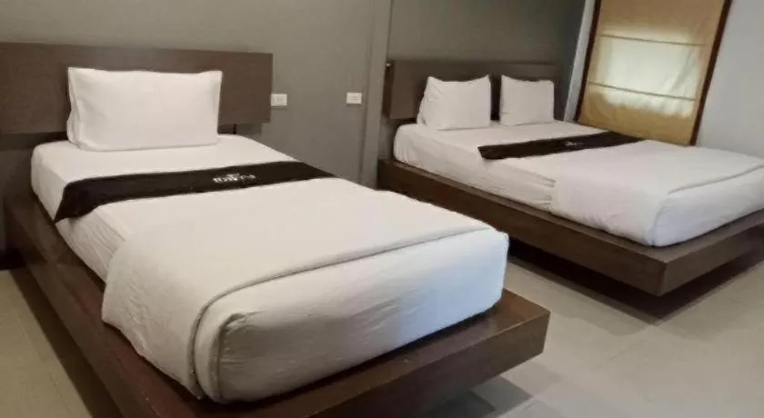 Bed in Laekhong River Resort