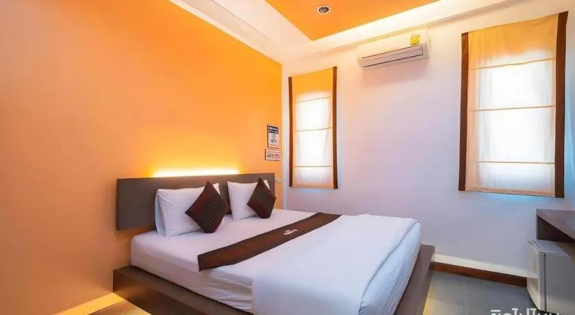 Bed in Laekhong River Resort