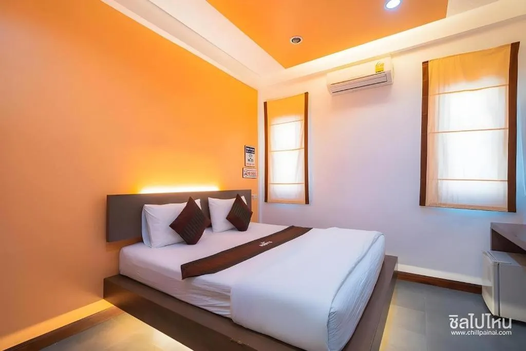 Bed in Laekhong River Resort