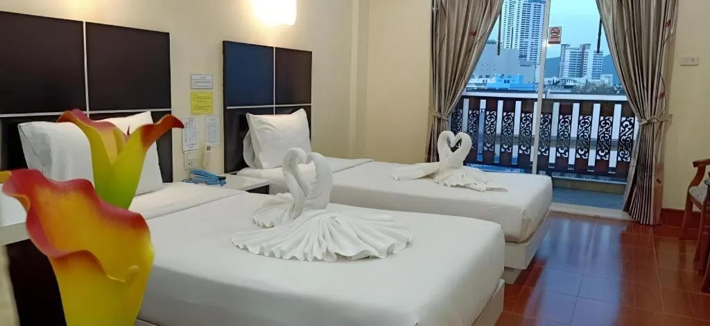 Bed in V.hotel & resort