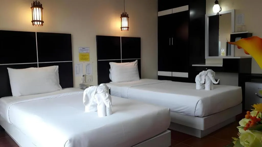 Bed in V.hotel & resort
