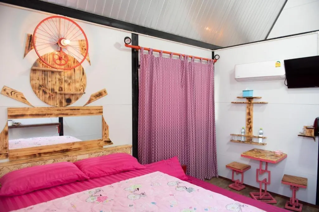 Bed in Red Bike resort