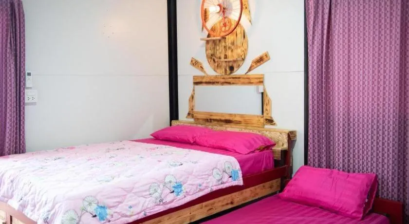 Bed in Red Bike resort