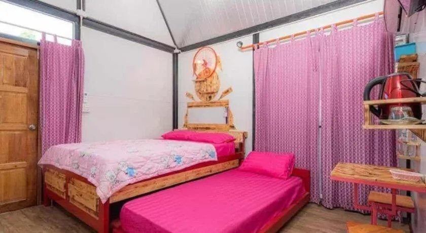 Bed in Red Bike resort