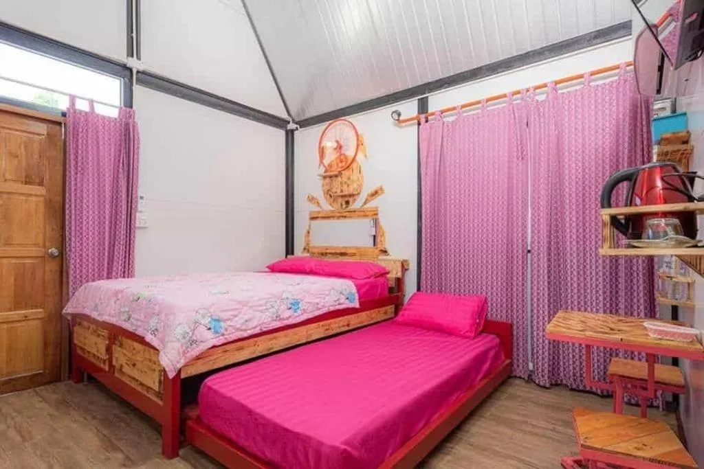 Bed in Red Bike resort