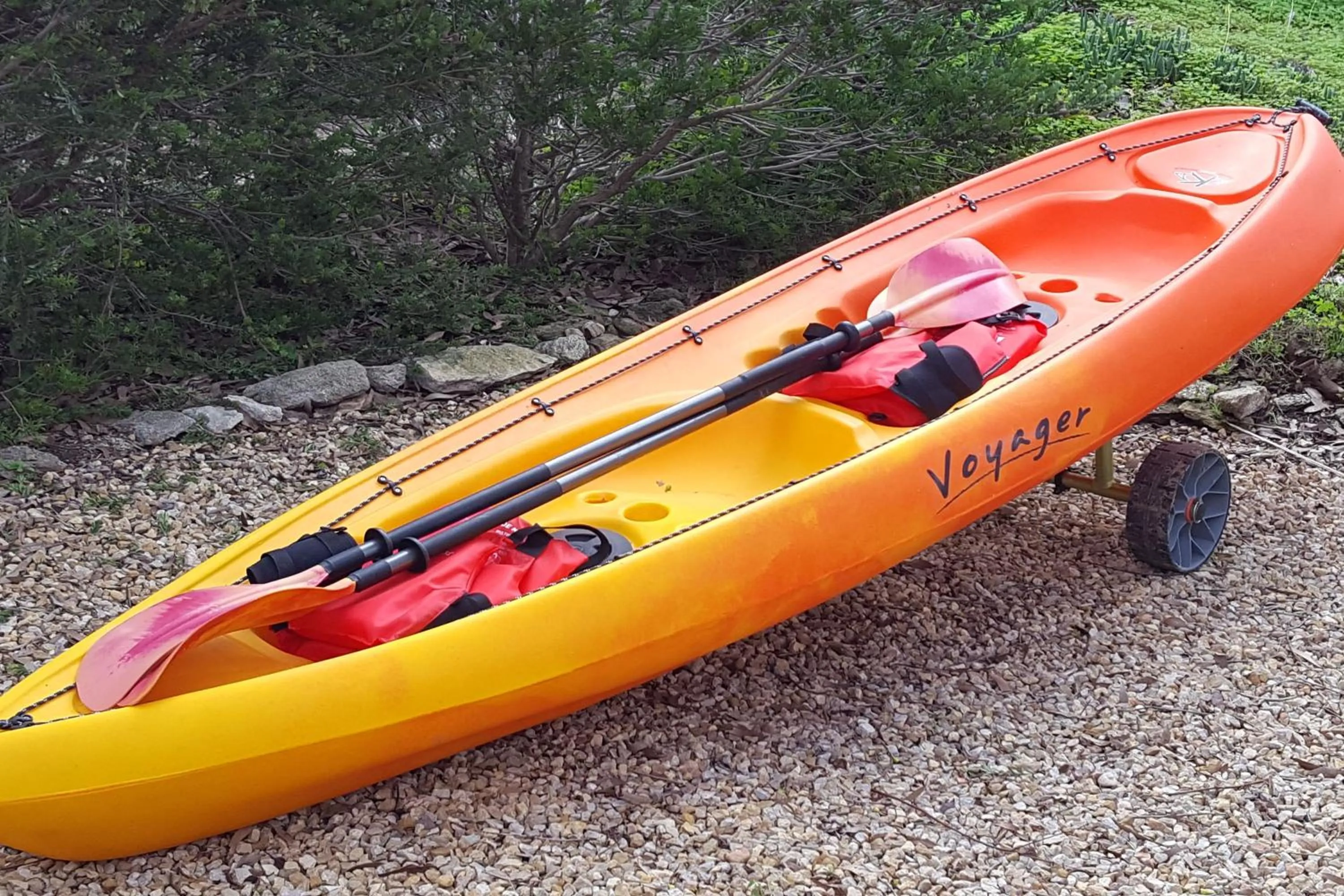 Canoeing in Coorong Waterfront Retreat
