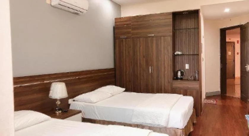 Bed in Hon Ngu Hotel Cua Lo Beach
