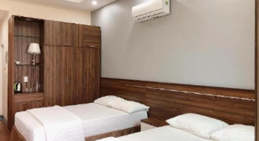 Bed in Hon Ngu Hotel Cua Lo Beach