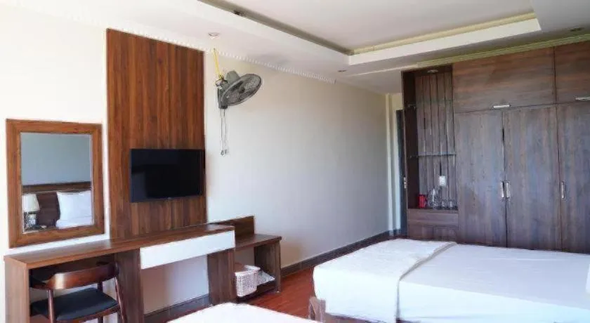 Bed in Hon Ngu Hotel Cua Lo Beach
