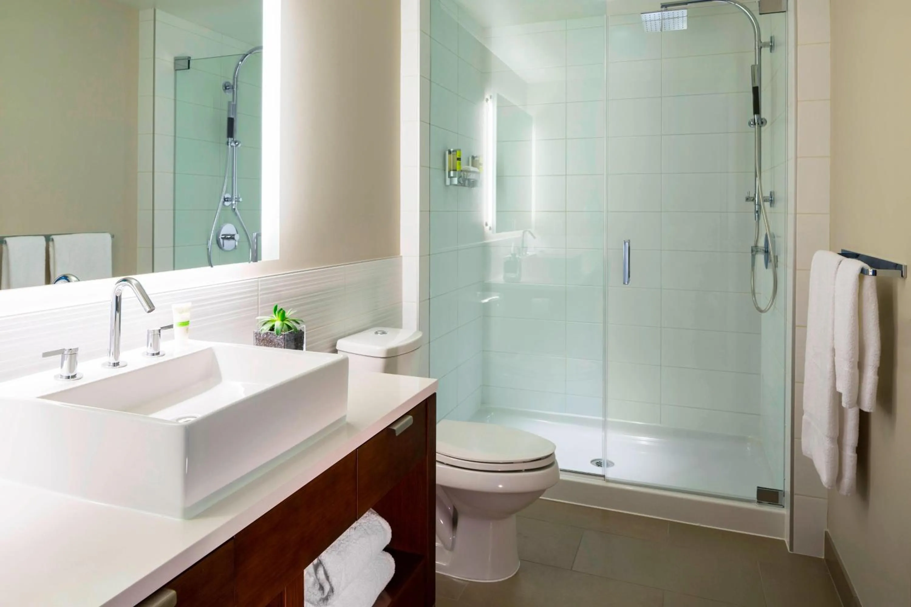 Bathroom in Element by Westin Vancouver Metrotown