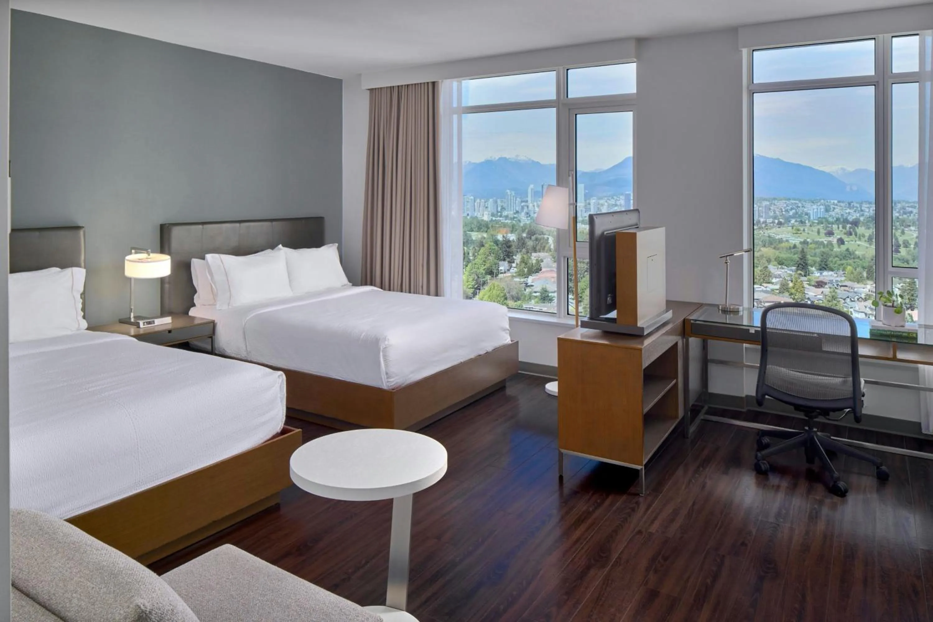 Photo of the whole room, Bed in Element by Westin Vancouver Metrotown