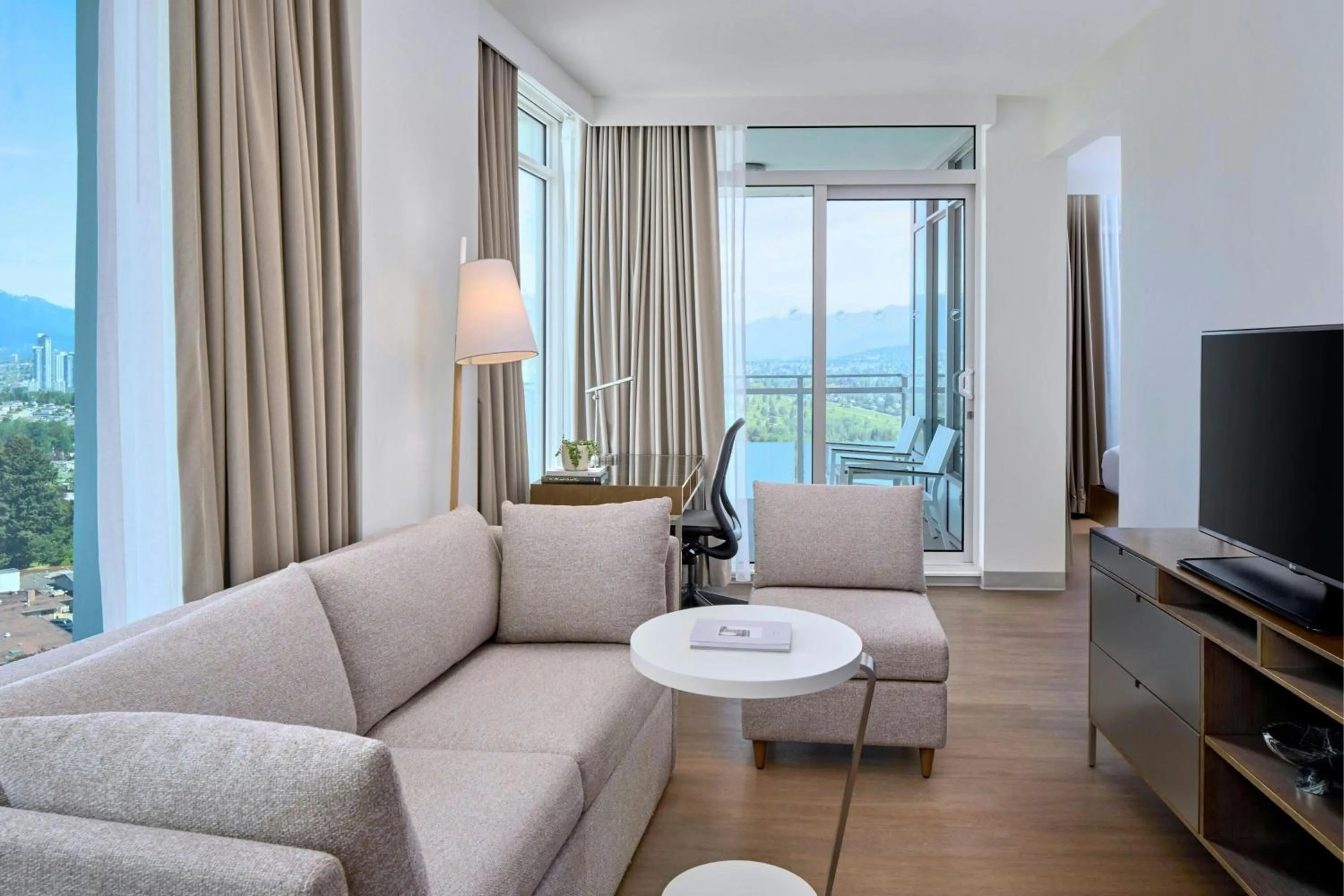 Bedroom in Element by Westin Vancouver Metrotown