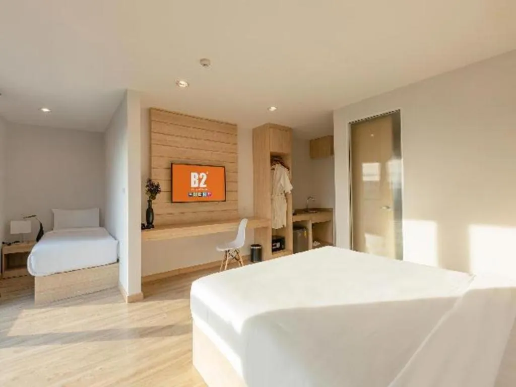 Bed in B2 Don Mueang Premier Hotel