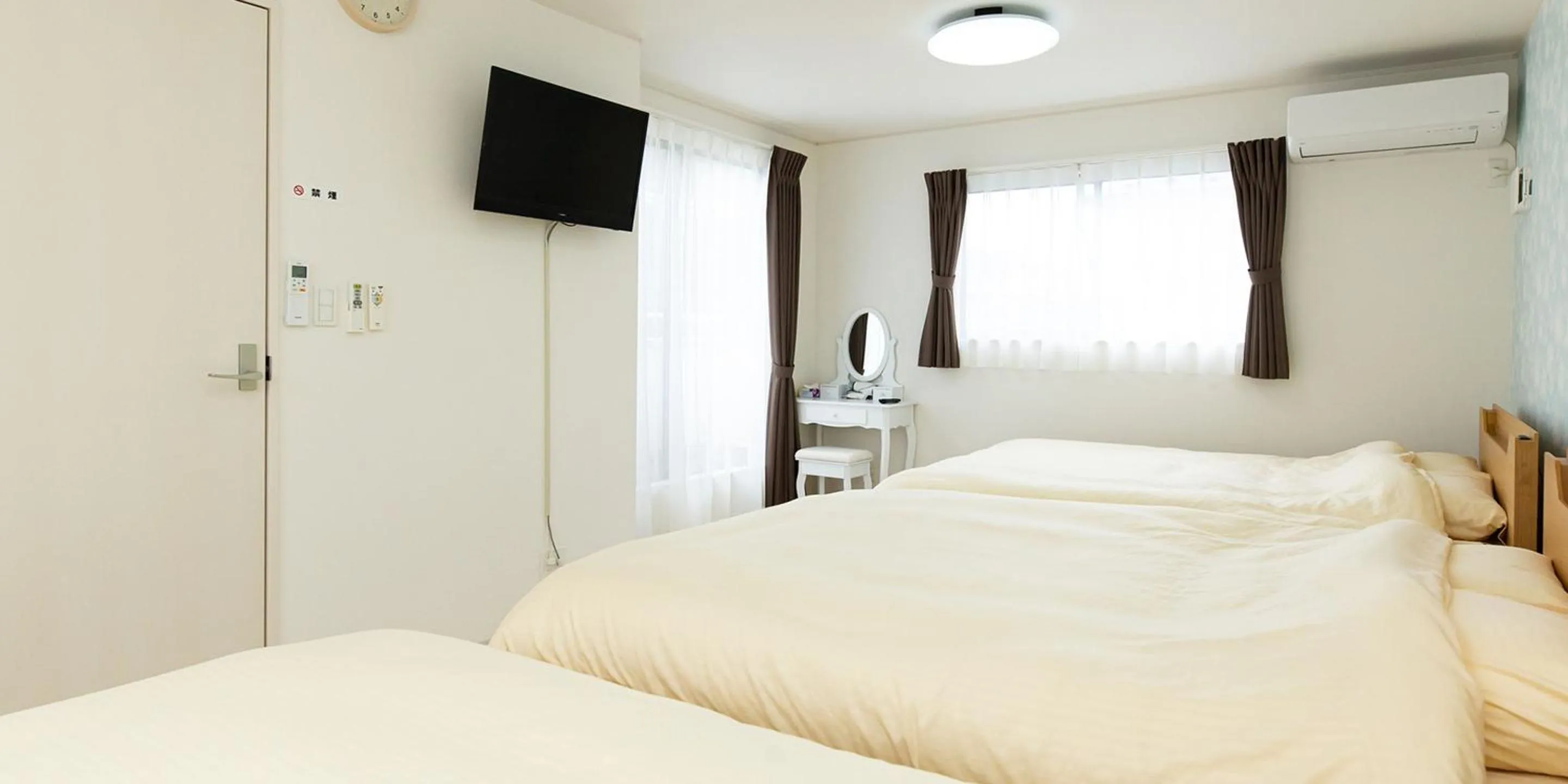 Bedroom, Bed in Kinugawa Station Front