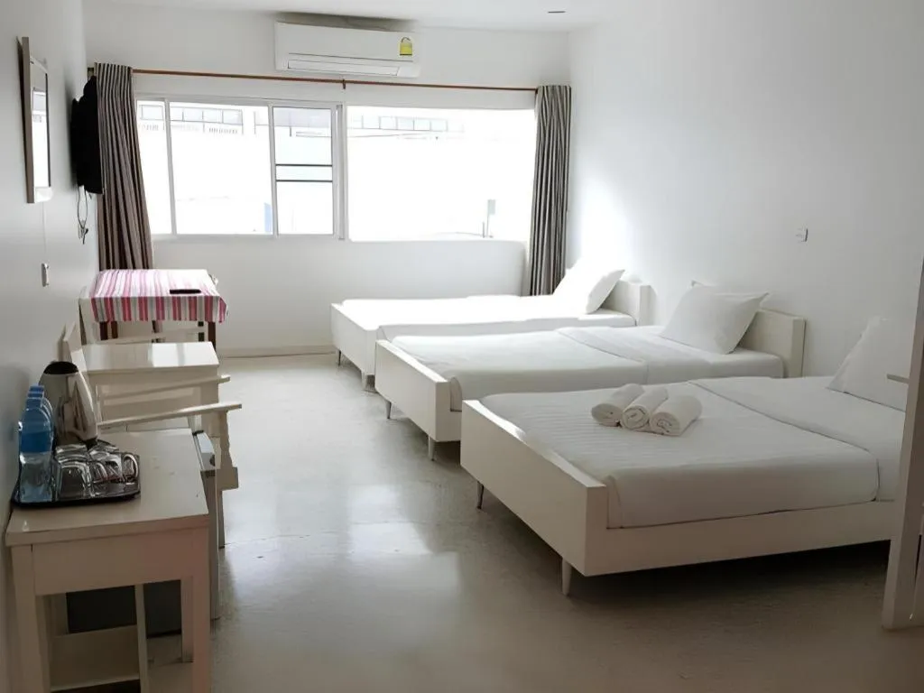 Bed in Chiang Rai Hotel