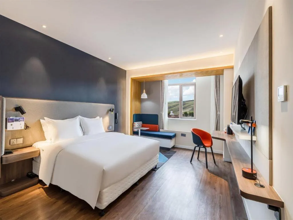 Bed in Holiday Inn Express Jingdezhen Ancient Town By IHG