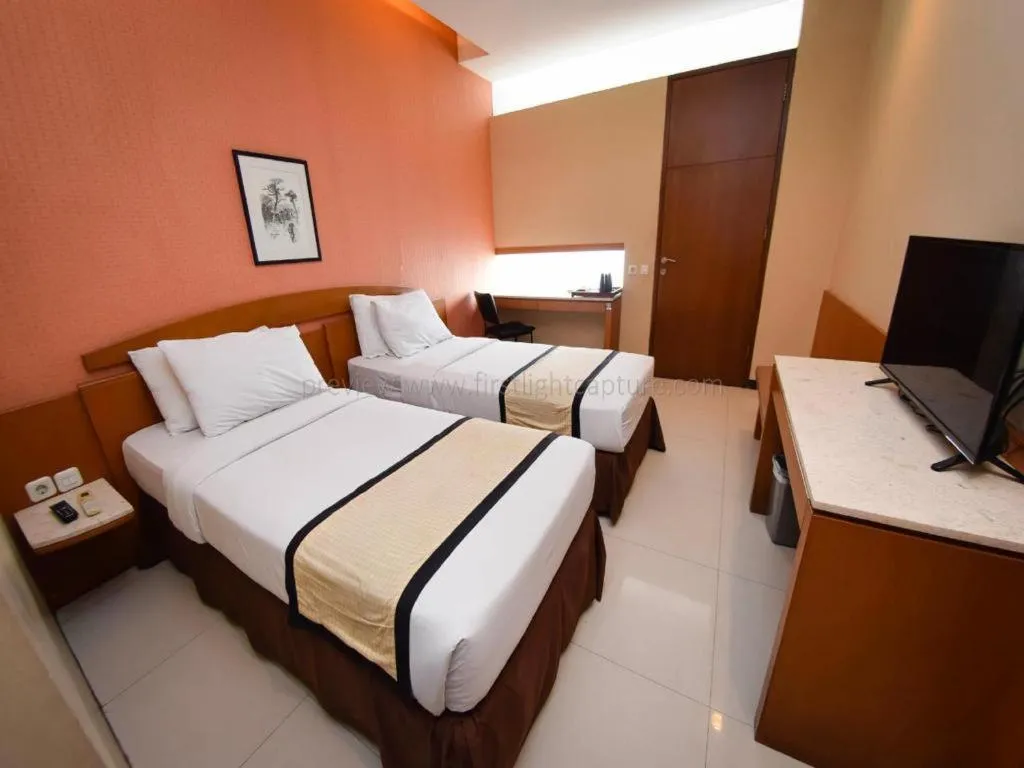 Bed in Hotel Nyland Pasteur Bandung