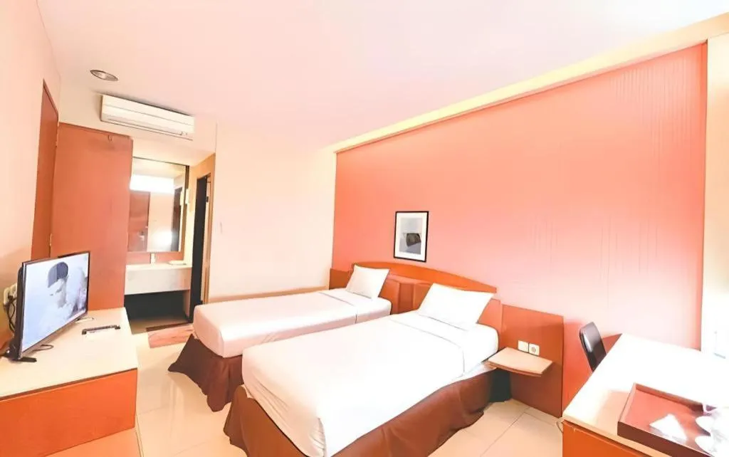 Bed in Hotel Nyland Pasteur Bandung
