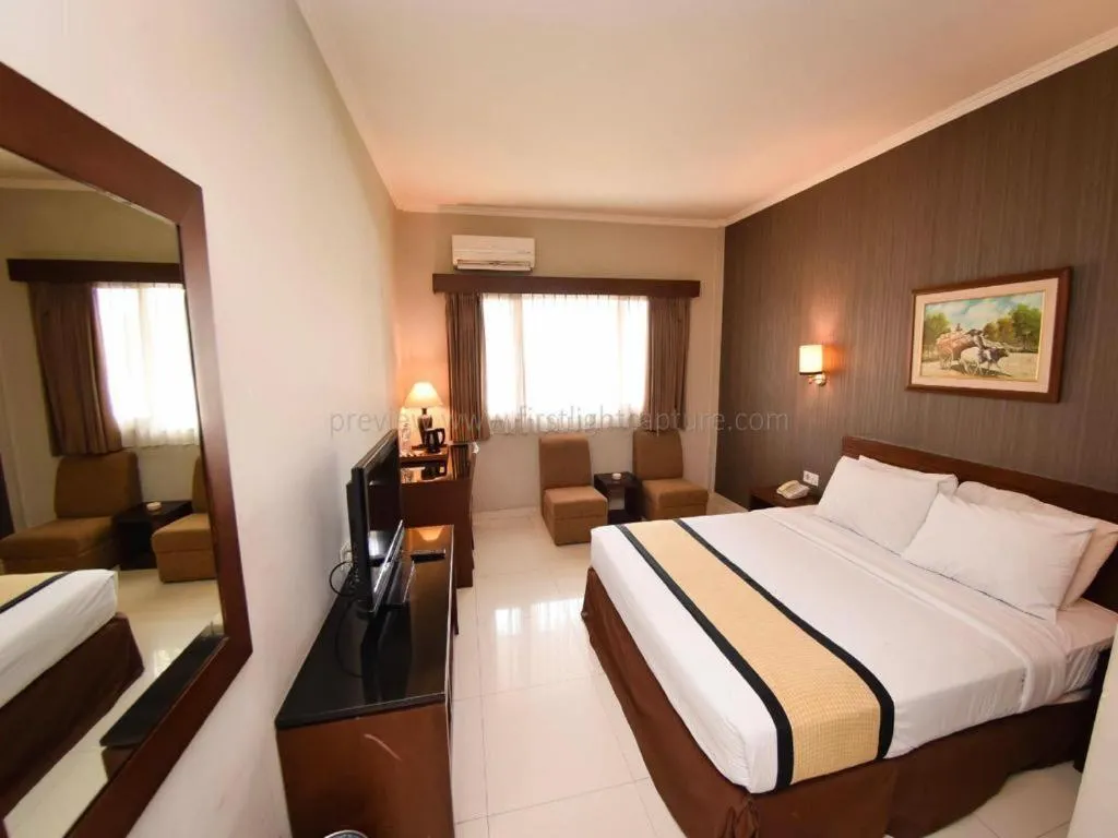 Bed in Hotel Nyland Pasteur Bandung