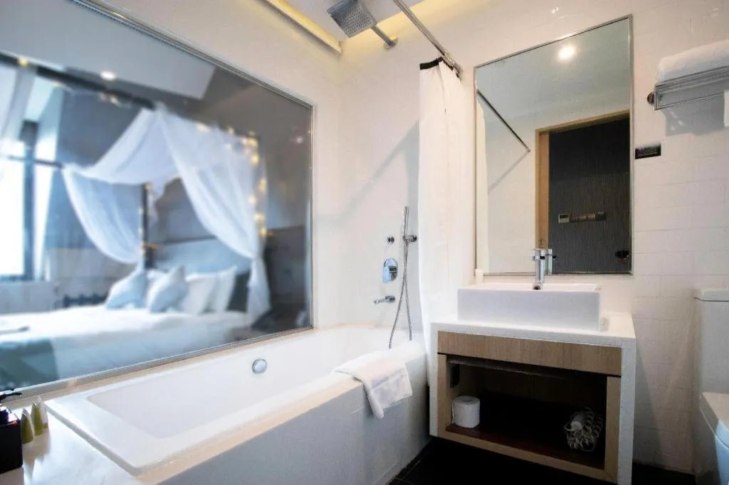 Bed in Hotel NuVe Stellar