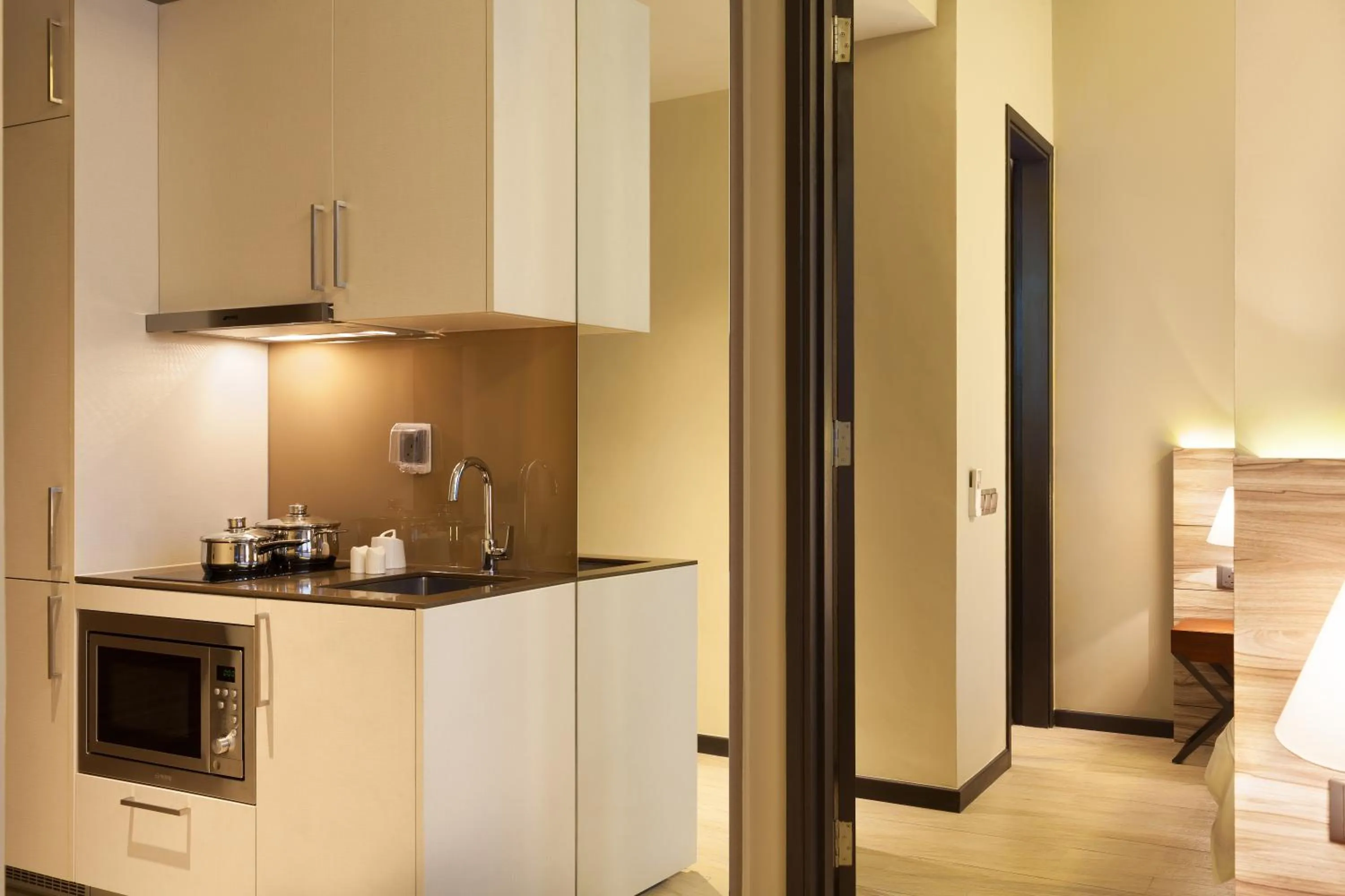 Kitchen or kitchenette in Louis Kienne Serviced Residences - Havelock