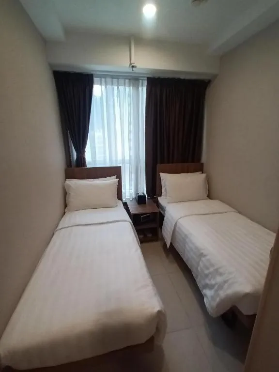 Bed in WE Hotel Kowloon