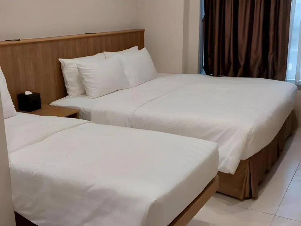 Bed in WE Hotel Kowloon