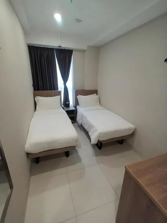 Bed in WE Hotel Kowloon