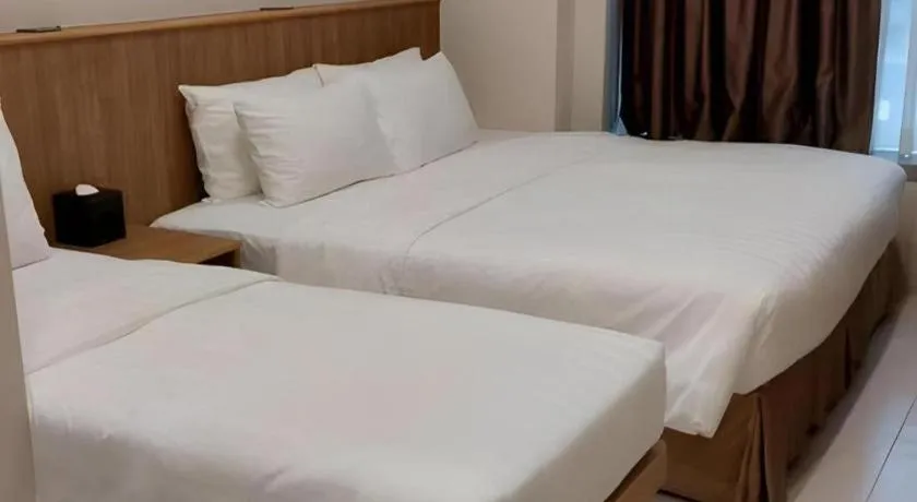 Bed in WE Hotel Kowloon