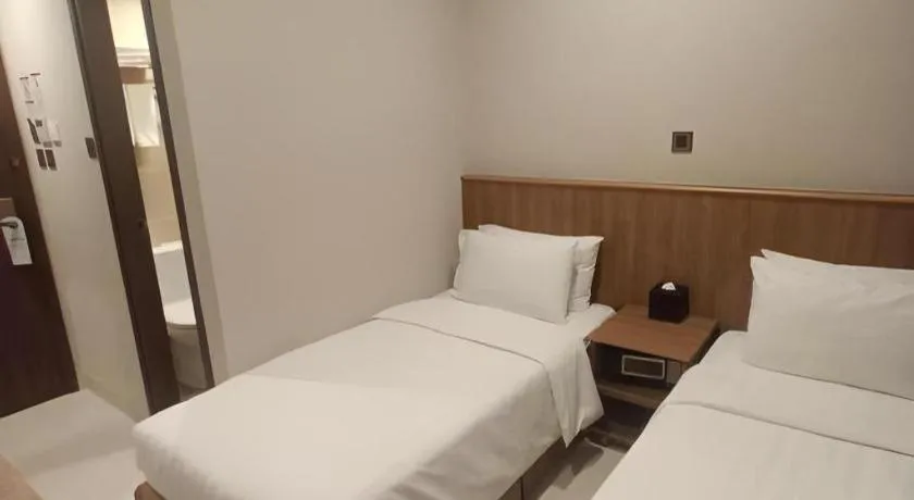 Bed in WE Hotel Kowloon
