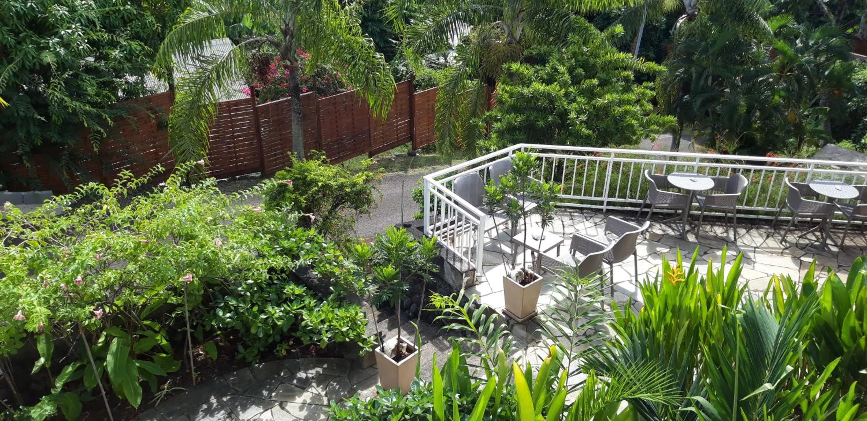 Patio in Fare Suisse Tahiti - Guesthouse