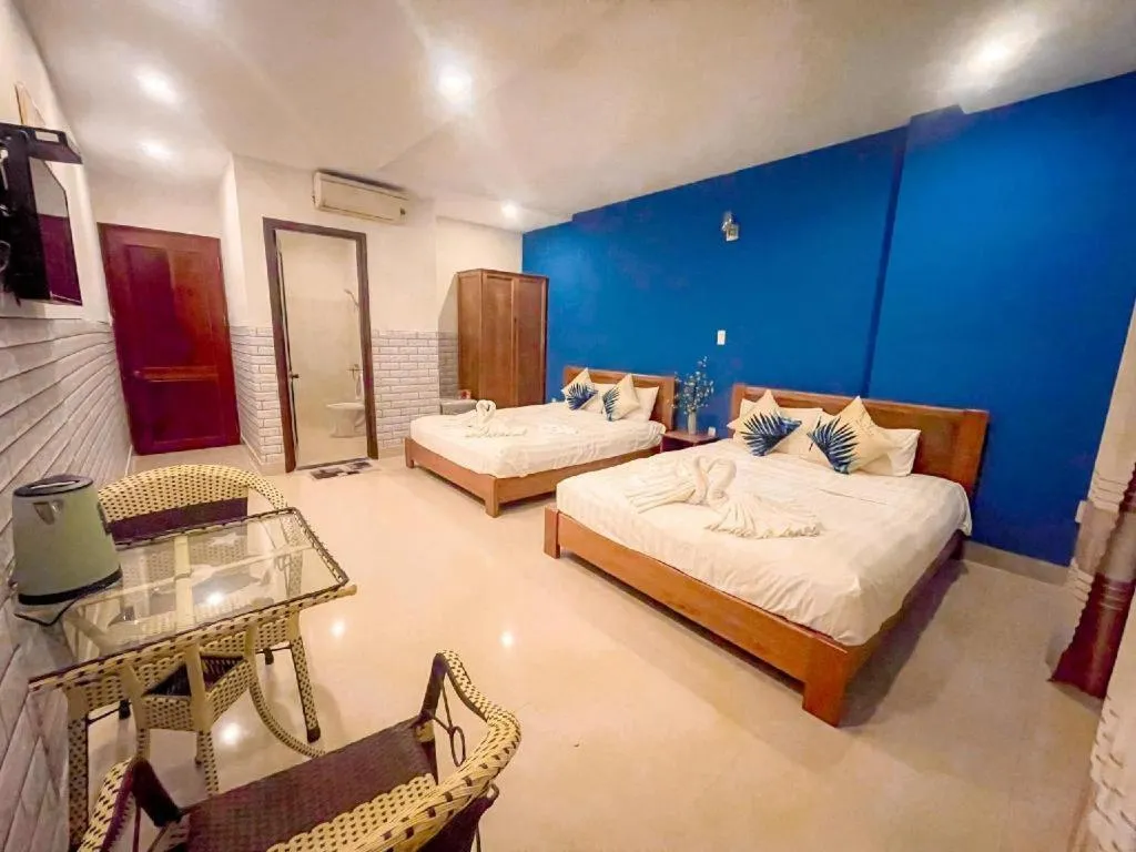 Bed in LAN ANH BOUTIQUE MOTEL