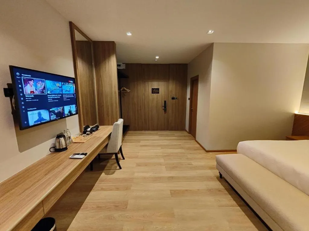 Bed in Butterfly Hotel Betong