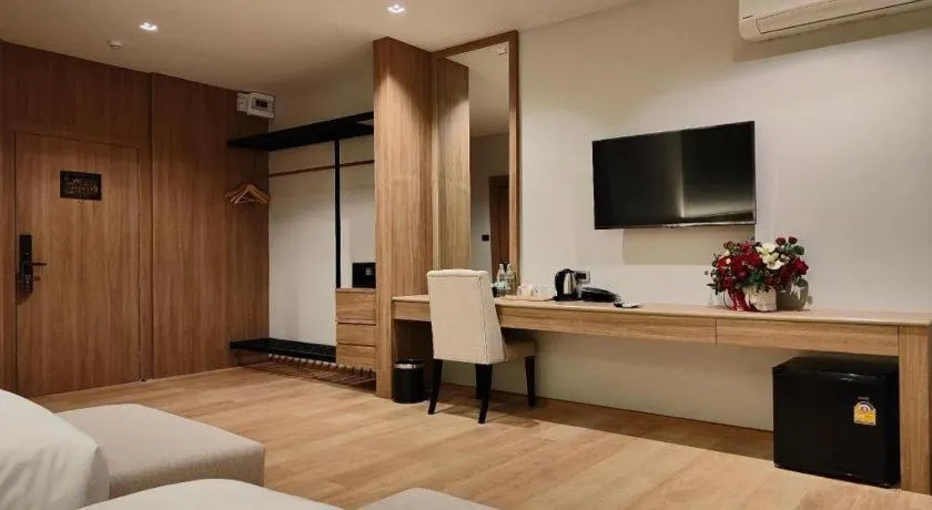 Bed in Butterfly Hotel Betong