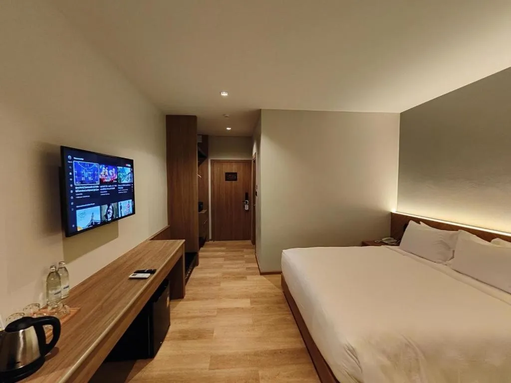 Bed in Butterfly Hotel Betong