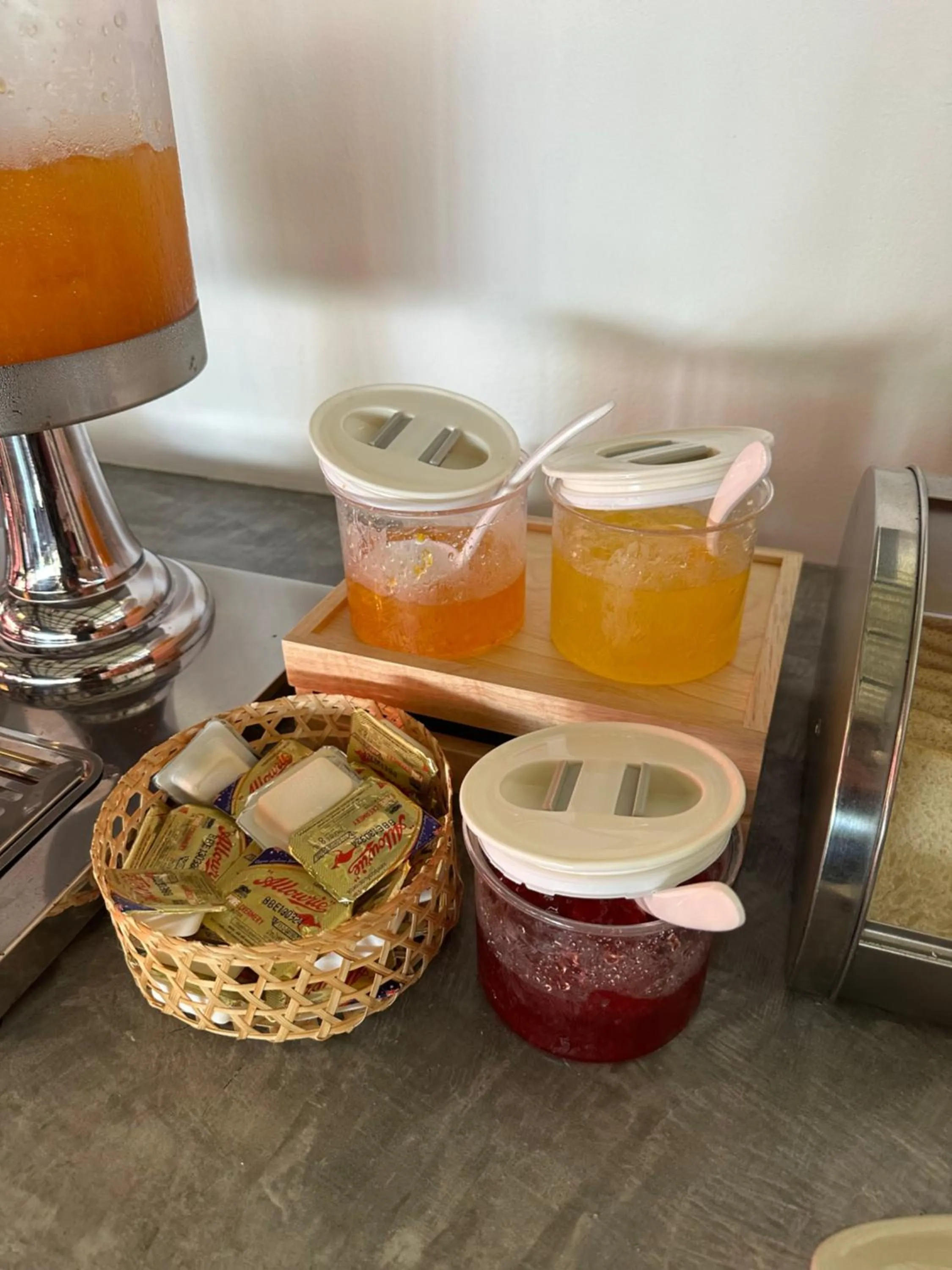 Buffet breakfast in Noble House Beach Resort