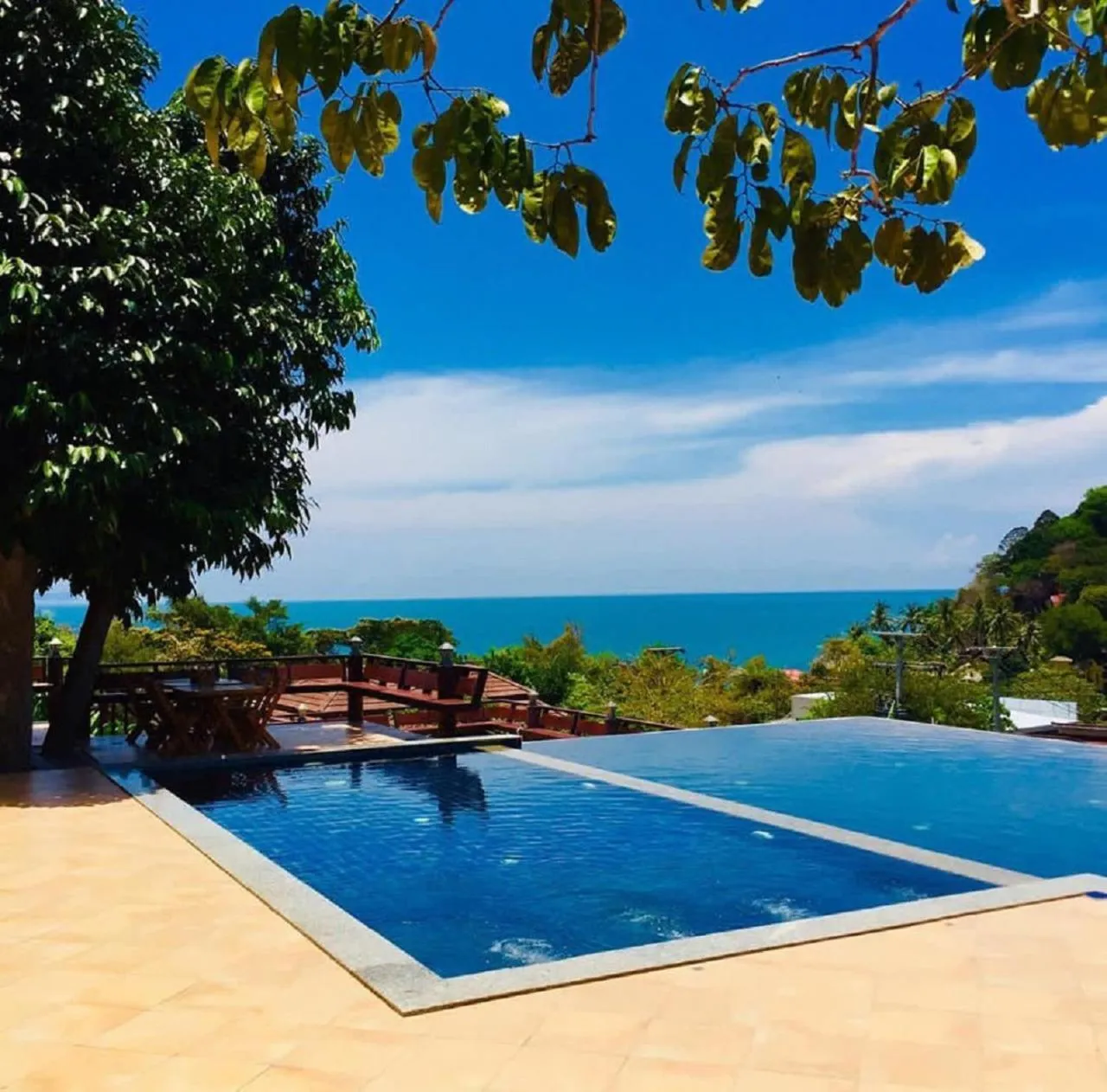 Pool view in Phuchawee Lanta