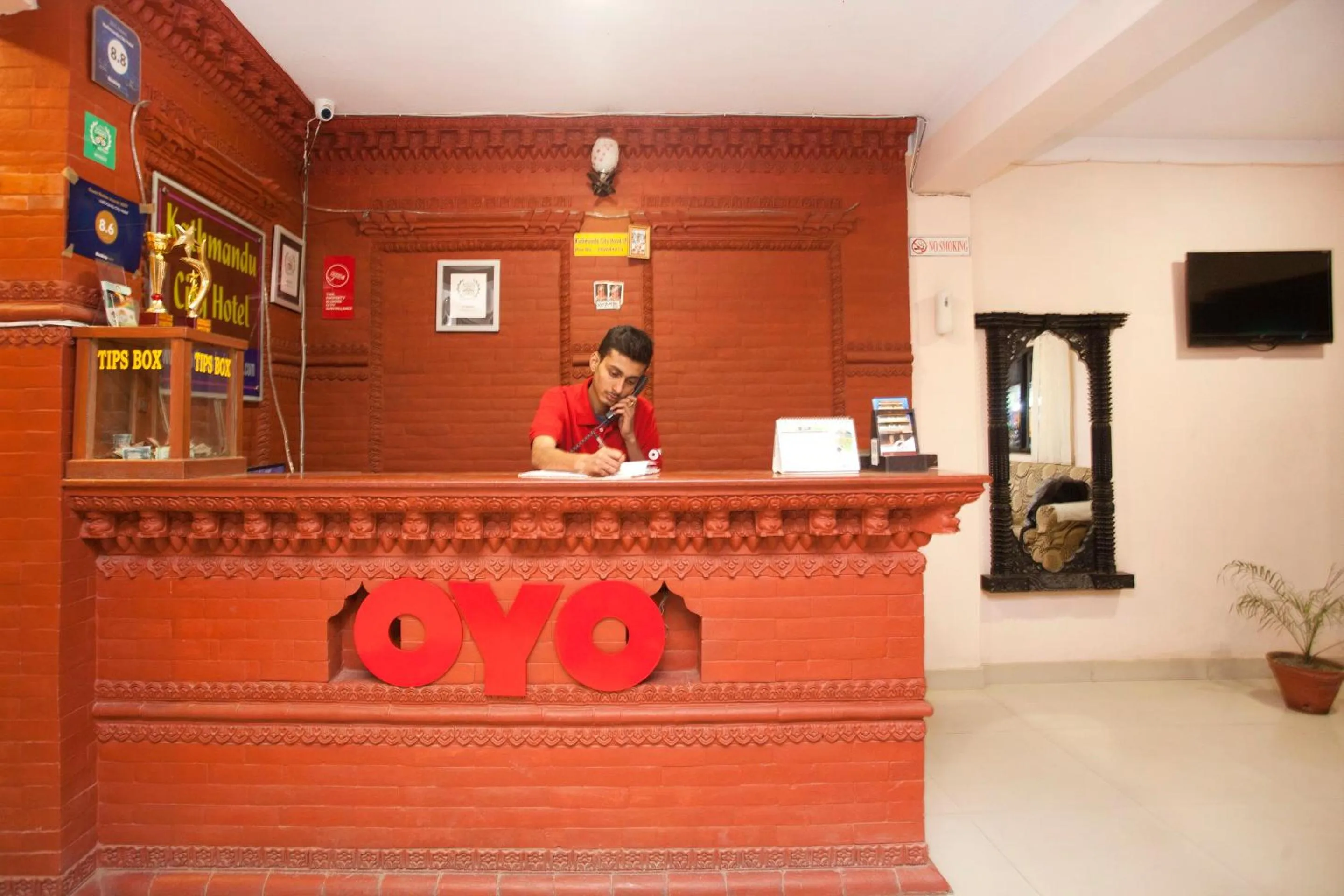Lobby or reception in Kathmandu City Hotel